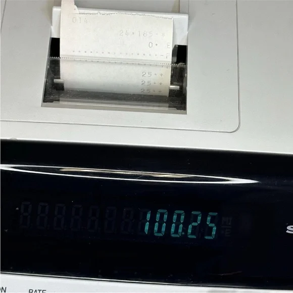 SHARP EL-1197PIII 12 Digit Electronic Calculator Printing Adding Machine Tested - Picture 5 of 8